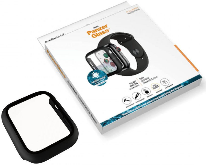 PanzerGlass Full Body Apple Watch 40MM Hoesje Antibacterieel Zwart afbeelding 10