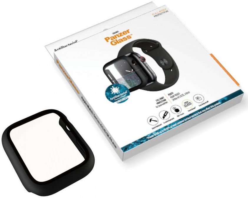 PanzerGlass Full Body Apple Watch 44MM Hoesje Antibacterieel Zwart afbeelding 10