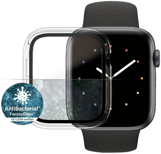 PanzerGlass Full Body Apple Watch 44MM Hoesje Antibacterieel Clear afbeelding 1