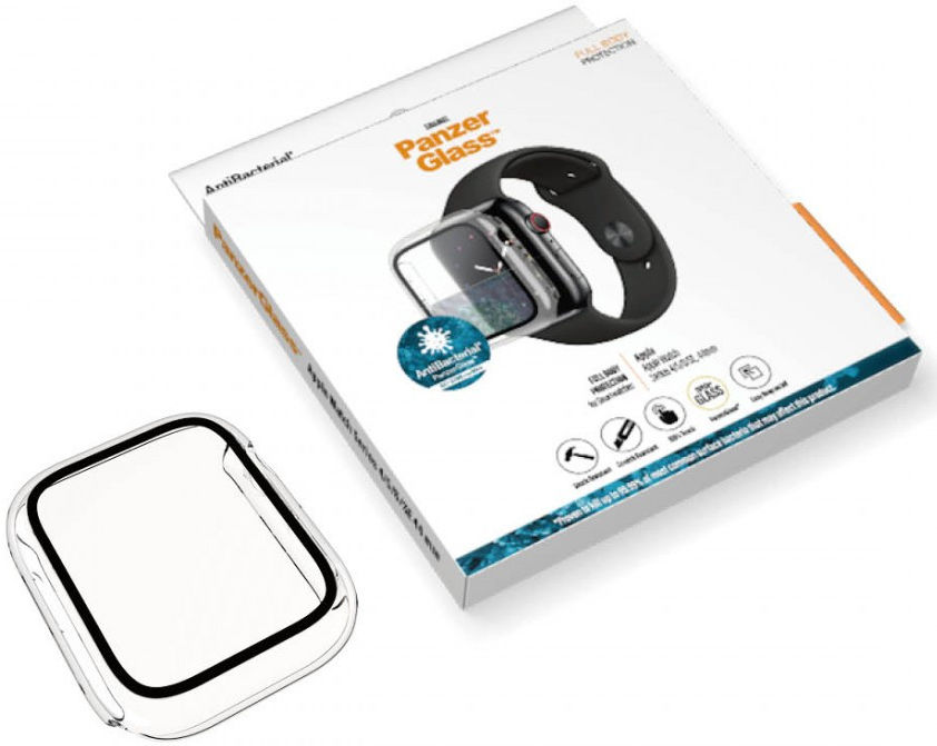 PanzerGlass Full Body Apple Watch 44MM Hoesje Antibacterieel Clear afbeelding 8