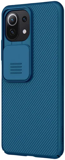 Nillkin CamShield Xiaomi Mi 11 Lite 4G/5G (NE) Hoesje met Slider Blauw afbeelding 15