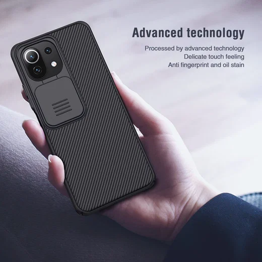 Nillkin CamShield Xiaomi Mi 11 Lite 4G/5G (NE) Hoesje met Slider Blauw afbeelding 7