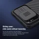 Nillkin CamShield Xiaomi Redmi Note 10/10S Hoesje Camera Slider Zwart afbeelding 5
