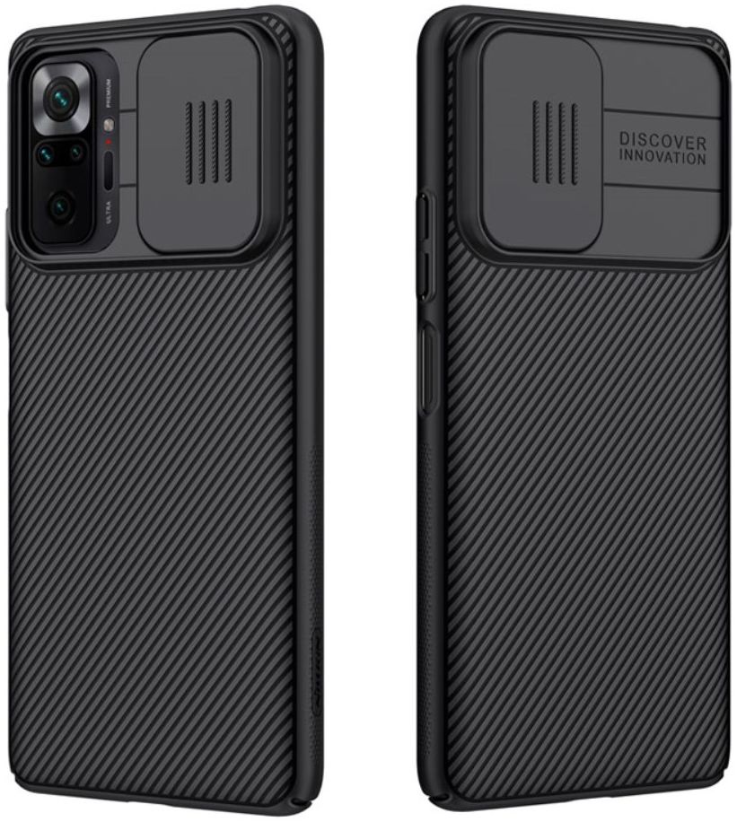 Nillkin CamShield Xiaomi Redmi Note 10 Pro Hoesje Camera Slider Zwart afbeelding 14