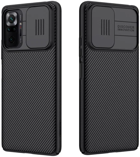 Nillkin CamShield Xiaomi Redmi Note 10 Pro Hoesje Camera Slider Zwart afbeelding 14