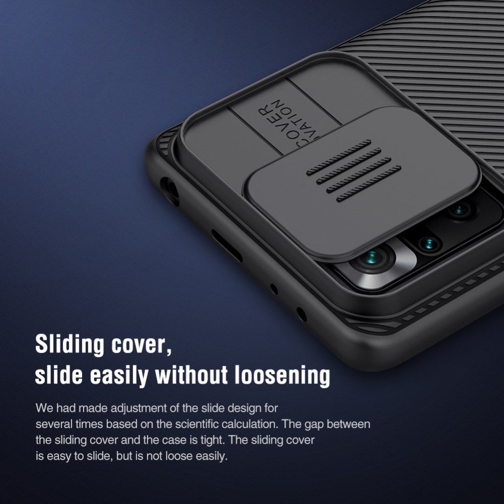 Nillkin CamShield Xiaomi Redmi Note 10 Pro Hoesje Camera Slider Zwart afbeelding 5