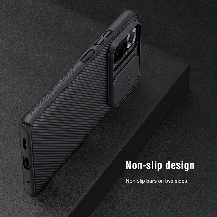 Nillkin CamShield Xiaomi Redmi Note 10 Pro Hoesje Camera Slider Zwart afbeelding 11