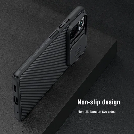Nillkin CamShield Xiaomi Redmi Note 10 Pro Hoesje Camera Slider Zwart afbeelding 11