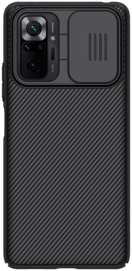 Nillkin CamShield Xiaomi Redmi Note 10 Pro Hoesje Camera Slider Zwart afbeelding 1