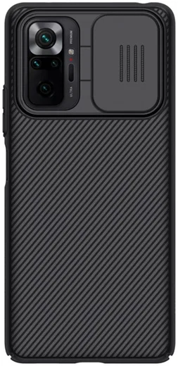 Nillkin CamShield Xiaomi Redmi Note 10 Pro Hoesje Camera Slider Zwart afbeelding 1