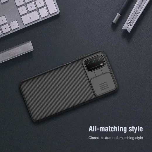 Nillkin CamShield Xiaomi Poco M3 Hoesje met Camera Slider Zwart afbeelding 13
