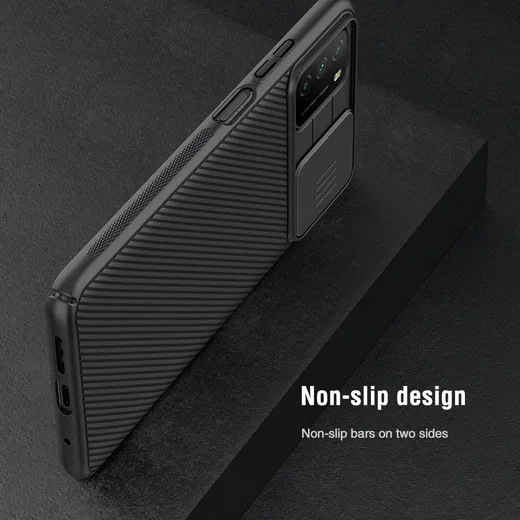 Nillkin CamShield Xiaomi Poco M3 Hoesje met Camera Slider Zwart afbeelding 9