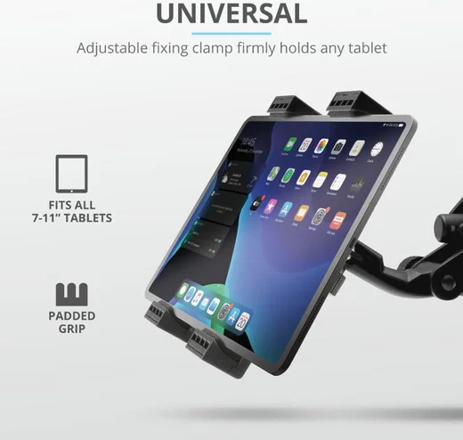 Trust Turo Universele iPad / Tablet Houder voor de Autoruiten Zwart afbeelding 4