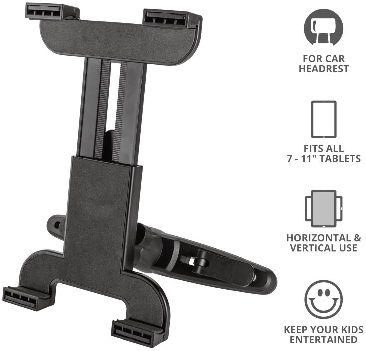 Trust Thano Hoofdsteun Houder Auto iPad/Tablet van 7 tot 11 Inch afbeelding 5