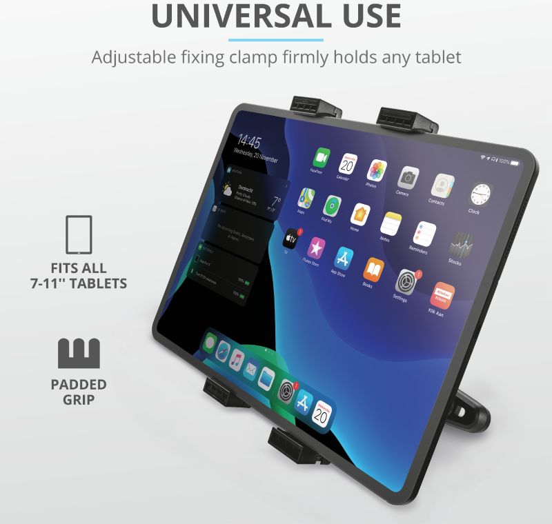 Trust Thano Hoofdsteun Houder Auto iPad/Tablet van 7 tot 11 Inch afbeelding 4