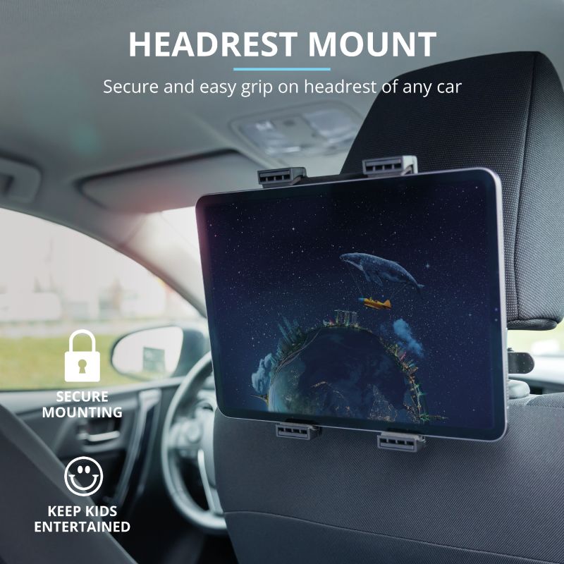 Trust Thano Hoofdsteun Houder Auto iPad/Tablet van 7 tot 11 Inch afbeelding 6