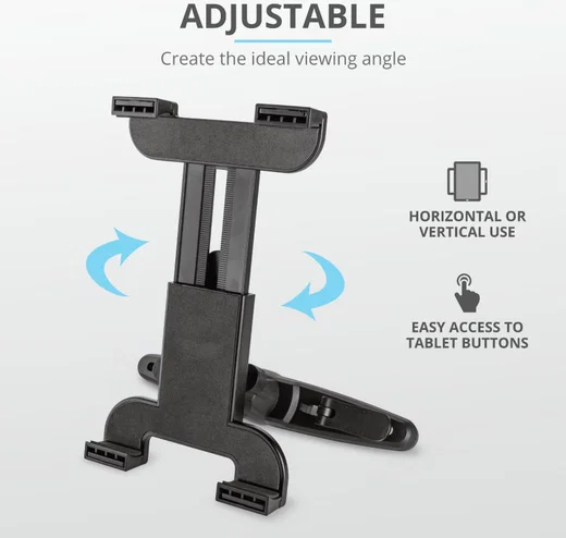 Trust Thano Hoofdsteun Houder Auto iPad/Tablet van 7 tot 11 Inch afbeelding 7