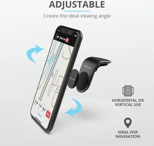 Trust Runo Universele Magnetische Ventilatierooster Telefoonhouder afbeelding 9