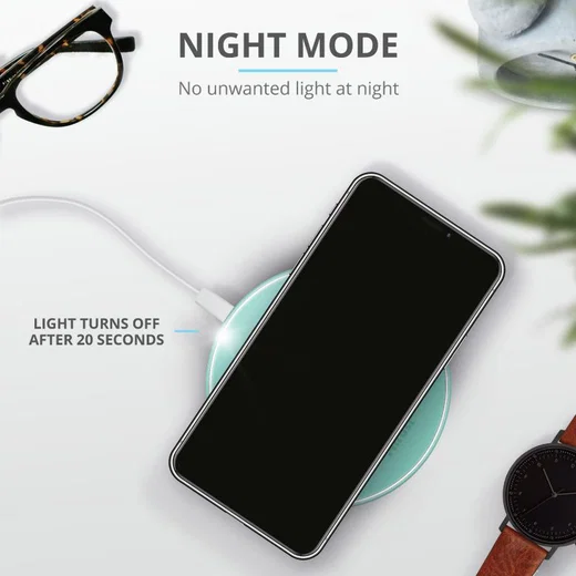 Trust Qylo Draadloze Oplader 10W Fast Charge + MicroUSB kabel 1M Mint afbeelding 9