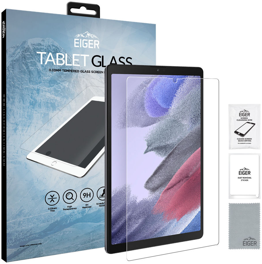 Eiger Samsung Galaxy Tab A7 Lite Tempered Glass Case Friendly Plat afbeelding 1