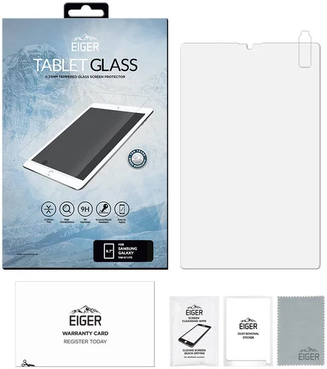 Eiger Samsung Galaxy Tab A7 Lite Tempered Glass Case Friendly Plat afbeelding 4