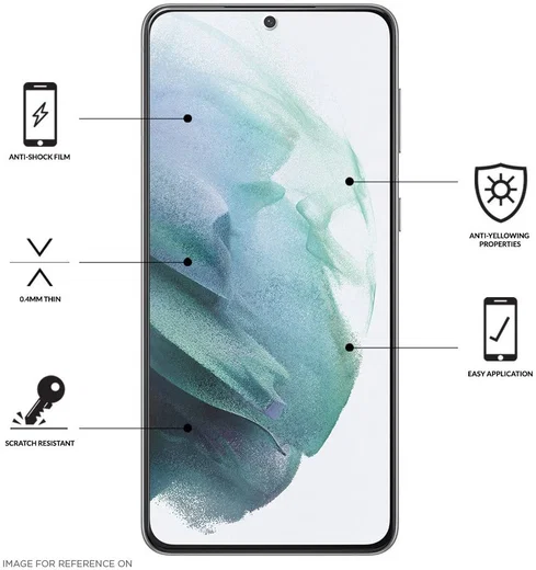 Eiger Samsung Galaxy S21 FE Display Folie Screen Protector (2-Pack) afbeelding 4