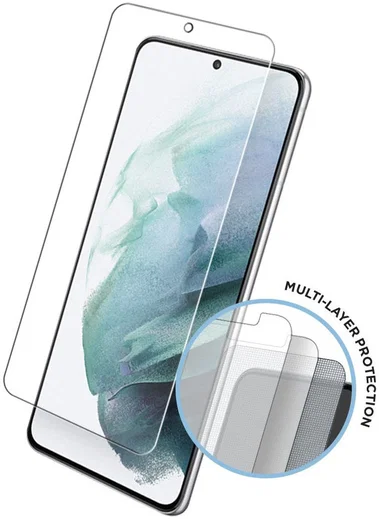 Eiger Samsung Galaxy S21 FE Display Folie Screen Protector (2-Pack) afbeelding 2