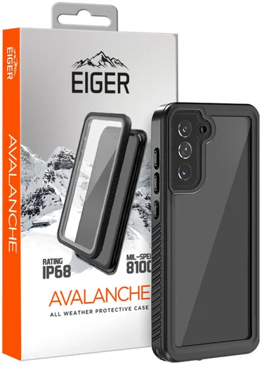 Eiger Avalanche Samsung Galaxy S21 FE Waterdicht Hoesje Zwart afbeelding 1