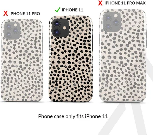 Burga Tough Case Apple iPhone 11 Hoesje Almond Latte Print afbeelding 12