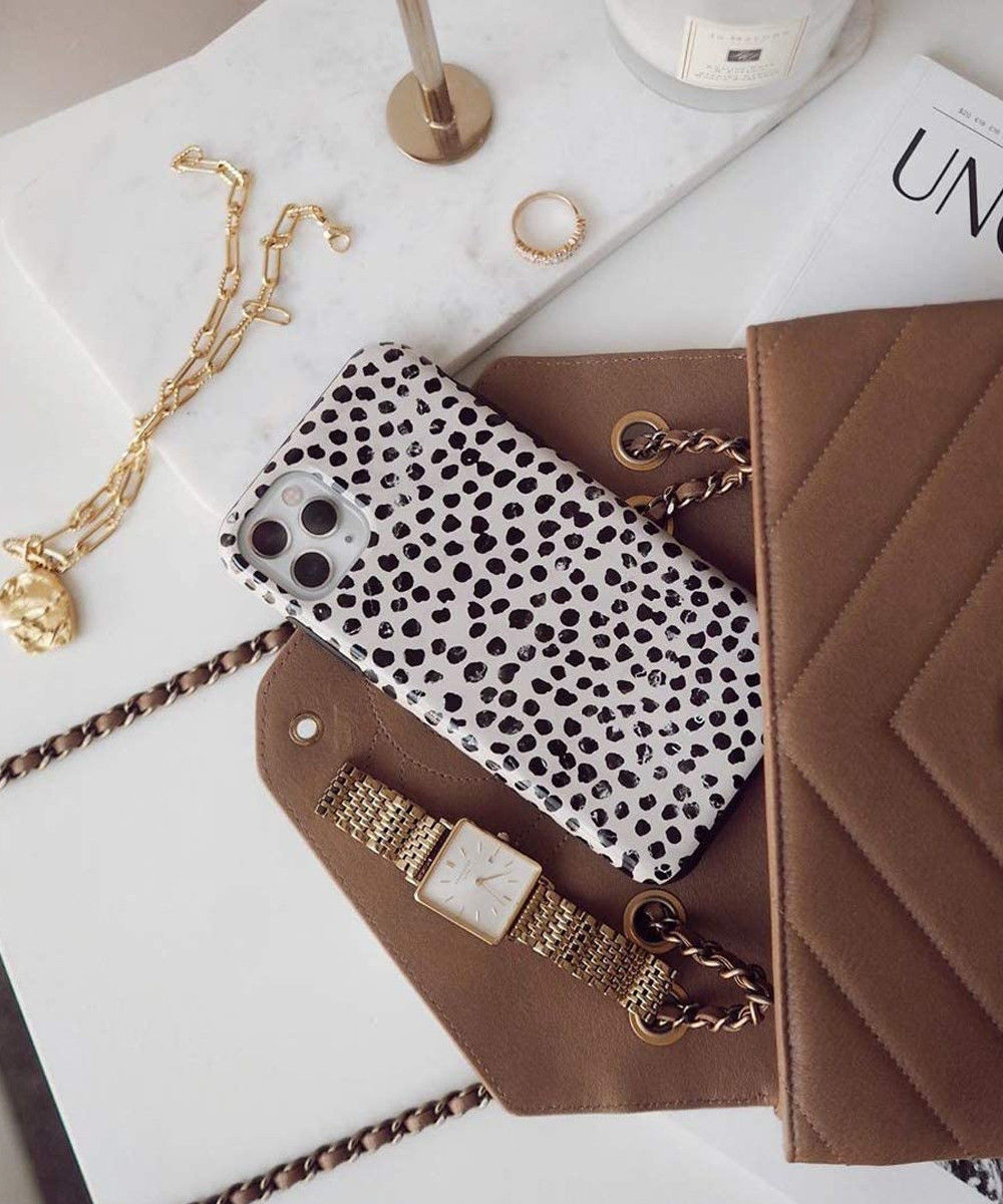 Burga Tough Case Apple iPhone 11 Hoesje Almond Latte Print afbeelding 5