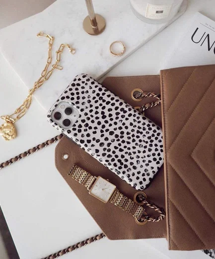Burga Tough Case Apple iPhone 11 Hoesje Almond Latte Print afbeelding 5