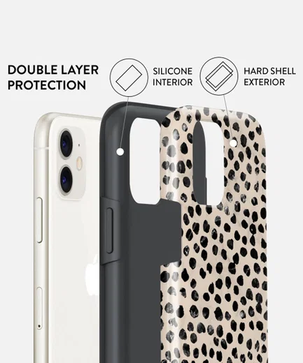 Burga Tough Case Apple iPhone 11 Hoesje Almond Latte Print afbeelding 8