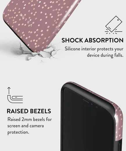 Burga Tough Case iPhone 12 Mini Hoesje Hot Cocoa Print afbeelding 6