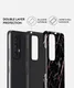 Burga Tough Case Samsung Galaxy A52 / A52S Hoesje Rose Gold Marble afbeelding 3