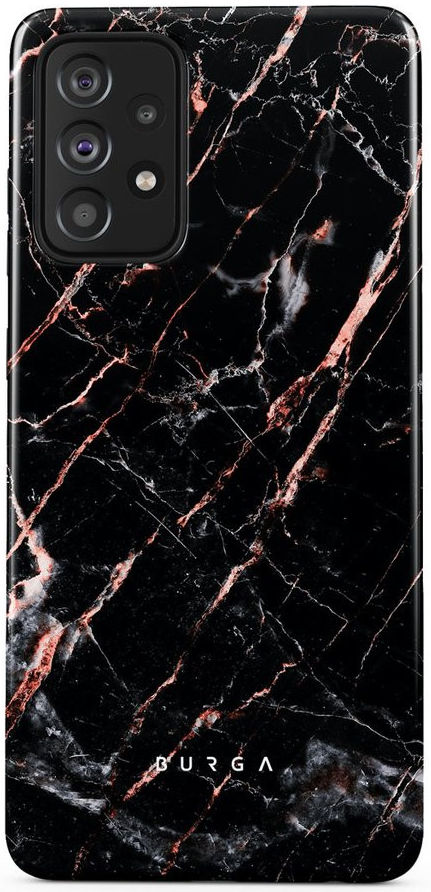 Burga Tough Case Samsung Galaxy A52 / A52S Hoesje Rose Gold Marble afbeelding 1