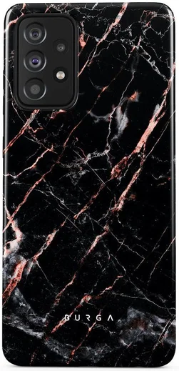 Burga Tough Case Samsung Galaxy A52 / A52S Hoesje Rose Gold Marble afbeelding 1