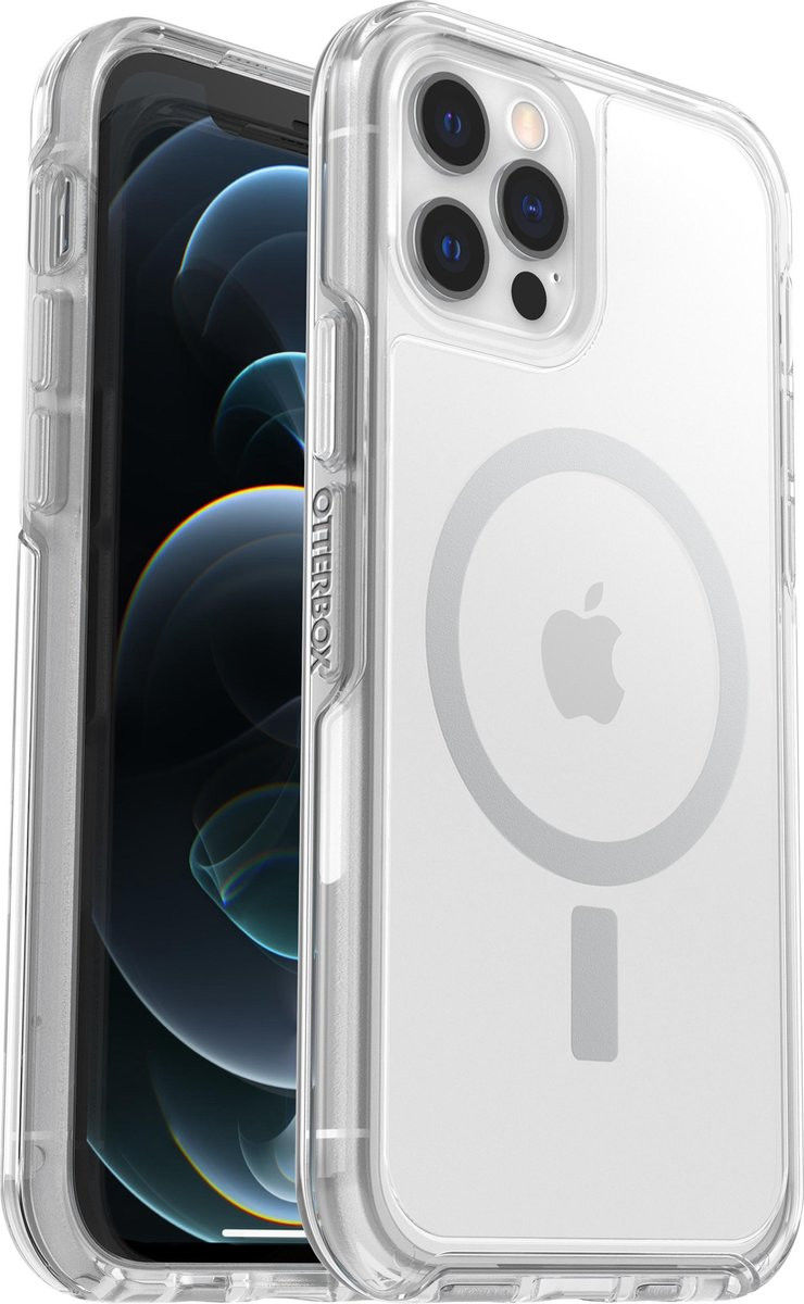 OtterBox Symmetry+ Apple iPhone 12 / 12 Pro Hoesje met MagSafe Clear afbeelding 1