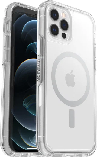 OtterBox Symmetry+ Apple iPhone 12 / 12 Pro Hoesje met MagSafe Clear afbeelding 1