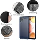 Samsung Galaxy A42 Hoesje Geborsteld TPU Flexibele Back Cover Blauw afbeelding 9