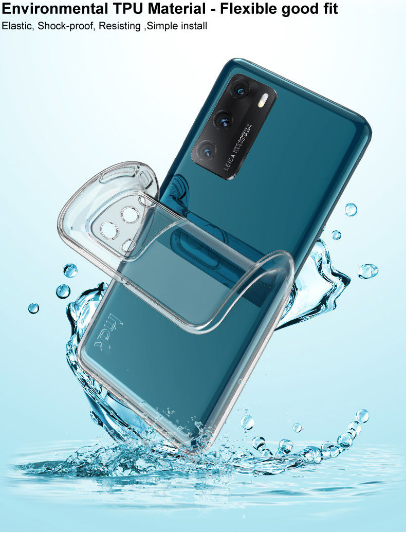 IMAK UX-5 Samsung Galaxy A52 / A52S Transparant Hoesje Dun TPU afbeelding 5