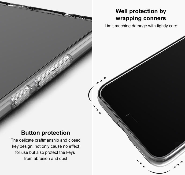 IMAK UX-5 Samsung Galaxy A52 / A52S Transparant Hoesje Dun TPU afbeelding 6