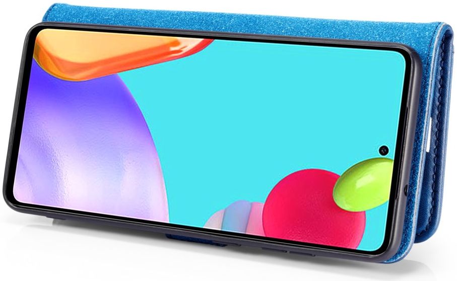 DG Ming Samsung Galaxy A52 / A52S Hoesje 2-in-1 Book Case en Back Cover Blauw afbeelding 12