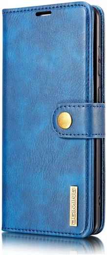 DG Ming Samsung Galaxy A52 / A52S Hoesje 2-in-1 Book Case en Back Cover Blauw afbeelding 8