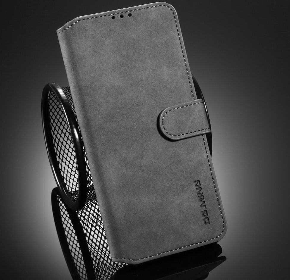 DG Ming Samsung Galaxy A52 / A52S Hoesje Retro Wallet Book Case Grijs afbeelding 8
