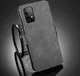 DG Ming Samsung Galaxy A52 / A52S Hoesje Retro Wallet Book Case Grijs afbeelding 9