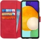 DG Ming Samsung Galaxy A52 / A52S Hoesje Retro Wallet Book Case Rood afbeelding 1