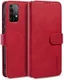 DG Ming Samsung Galaxy A52 / A52S Hoesje Retro Wallet Book Case Rood afbeelding 2