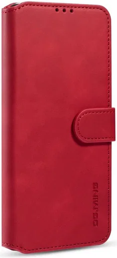 DG Ming Samsung Galaxy A52 / A52S Hoesje Retro Wallet Book Case Rood afbeelding 4
