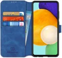 DG Ming Samsung Galaxy A52 / A52S Hoesje Retro Wallet Book Case Blauw