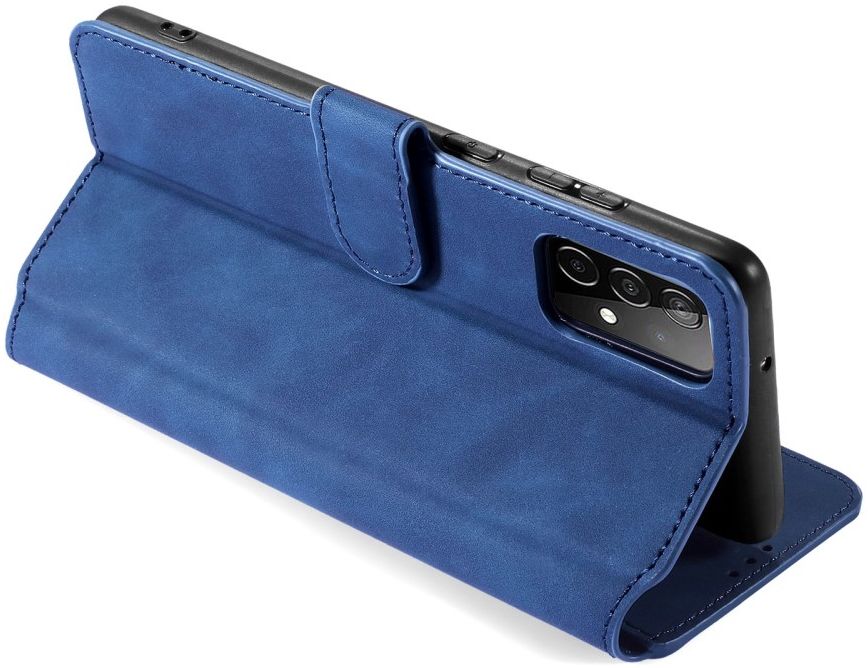 DG Ming Samsung Galaxy A52 / A52S Hoesje Retro Wallet Book Case Blauw afbeelding 12